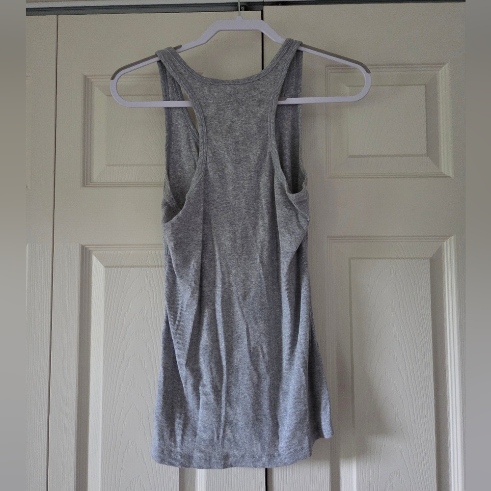 Gray Racerback Tank Top - Picture 3 of 3
